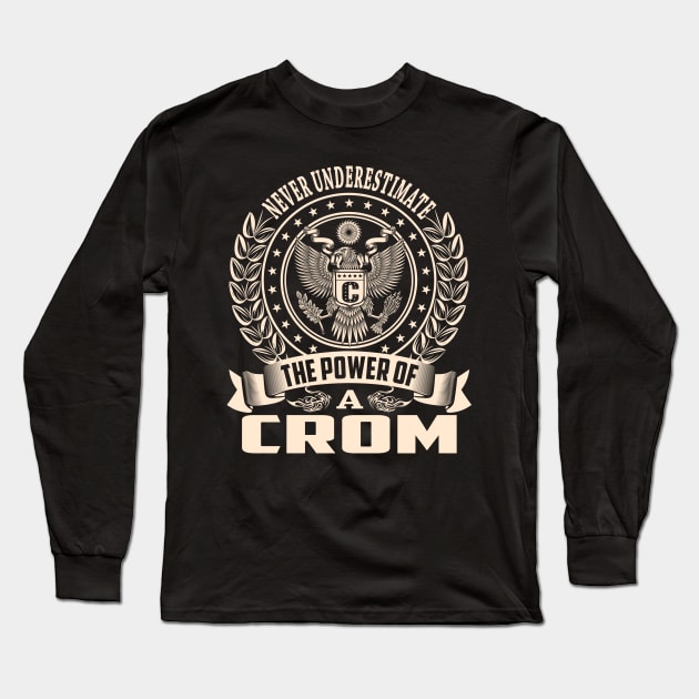 CROM Long Sleeve T-Shirt by Darlasy